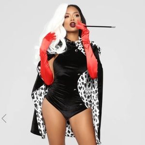 Devilish Villain Costume - Black